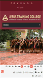 Mobile Screenshot of jesustrainingcollege.com